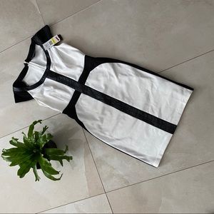 Black and white dress